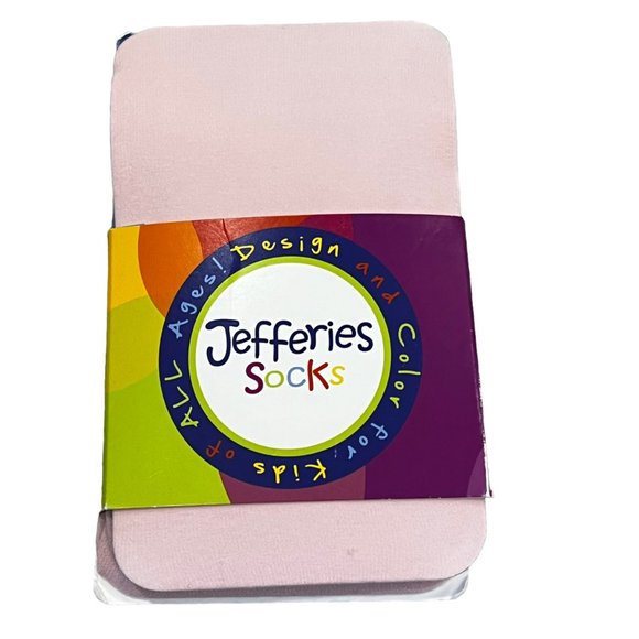 Jefferies Sock Size 6-8 Years Pink Tights New - Picture 1 of 2